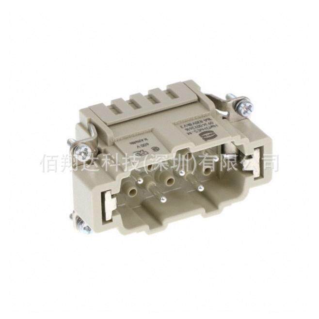 HARTING浩亭0934003261616A5针公头插芯笼式弹片接线