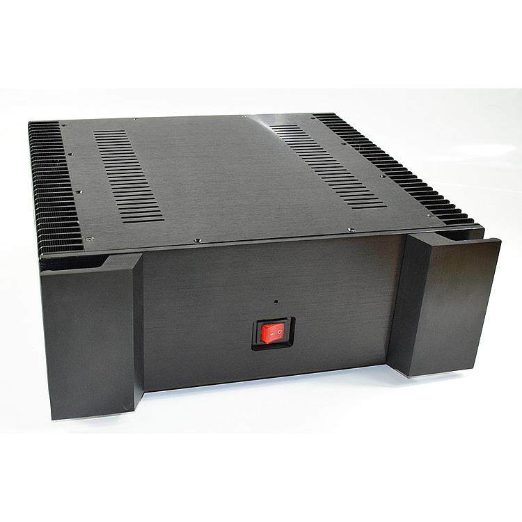 CJ-WA129全铝功放机箱430宽150高后级甲类带散热器豪华机箱
