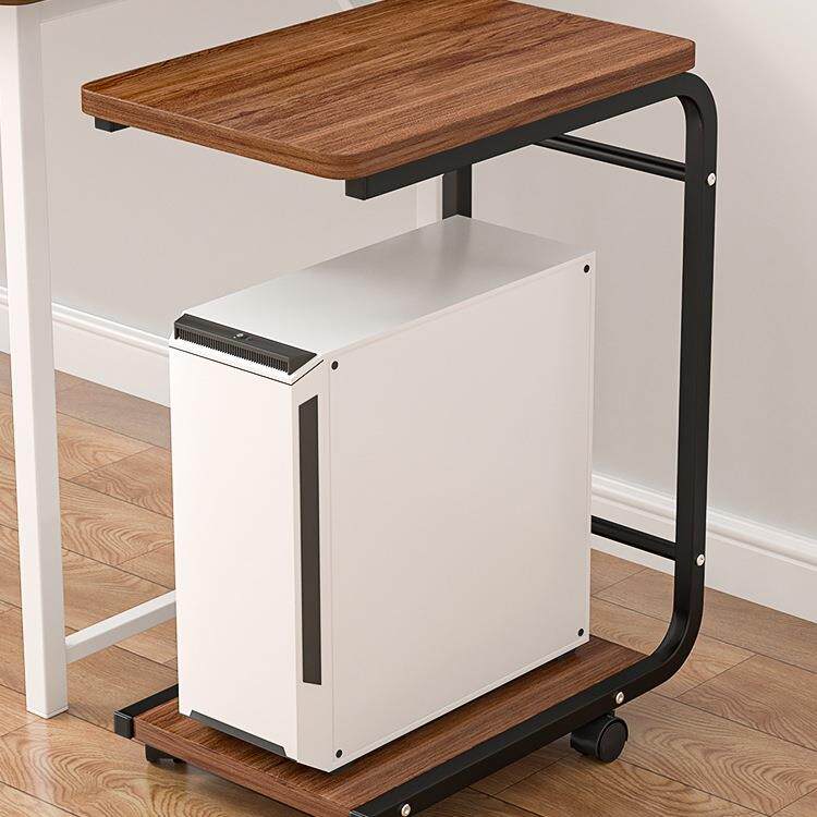 台式电脑主机托架带滑轮主机箱底座可移动一体收纳架打印机置物架