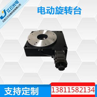 电动旋转台Y100RA210电控转台旋转工作台中空旋转平台角度位移台
