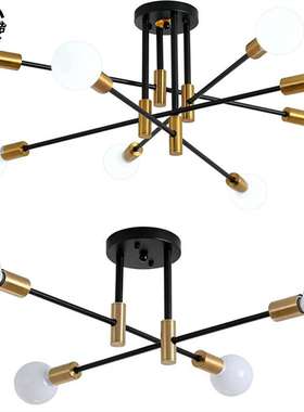 创意个性枝型吸顶灯现代简约异形卧室客厅灯ceiling light