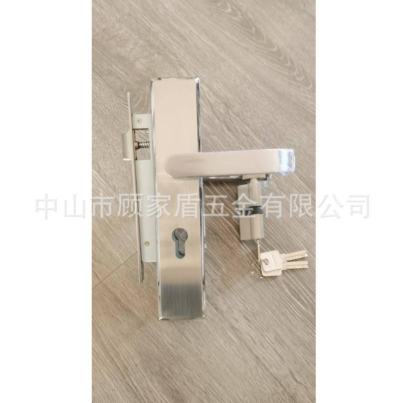 大葫芦72孔不锈钢304厚1.5面板锁260长54宽螺丝孔中心210防火锁体