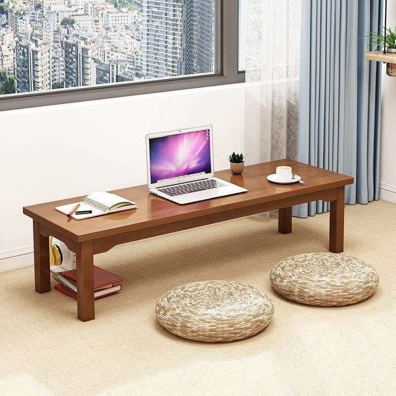 榻榻米桌子阳台飘窗桌积木桌新中式炕桌炕几实木矮茶桌小茶几