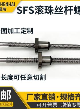SFA滚珠丝杆螺母1210 SFS静音滚珠丝杠2525 大导轨螺杆4040 5050