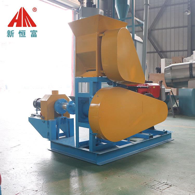 恒富机械饲料膨化机设备宠物猫粮颗粒料膨化机水产鱼饲料膨化机