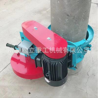 水泥桩抱箍式水泥管桩切断机电线杆切割机建筑地基卡箍式切桩机