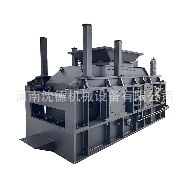 液压型对辊式破碎机煤矸石河鹅卵石双辊细碎机齿辊破挤压碎石机