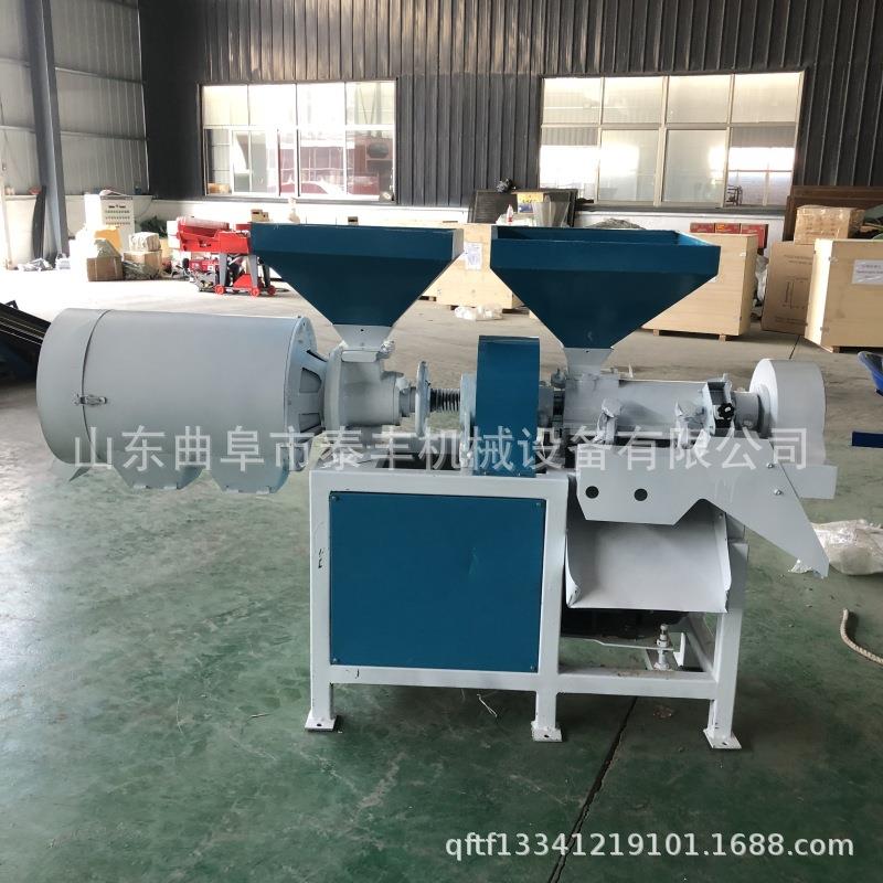 小麦黄豆脱皮机玉米脱皮大碴子磨粉一体机多功能苞米去皮磨粉机