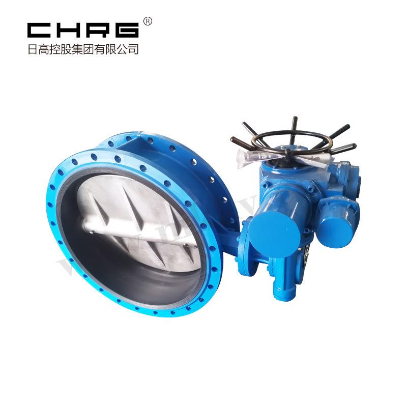 电动法兰式软密封蝶阀D641X-10C涡轮中线手动蝶阀球墨铸铁厂家