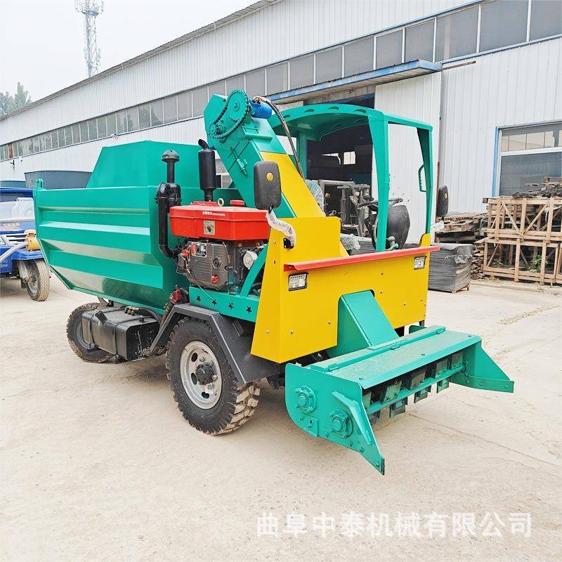 5立方容量自走式清粪车牧场用粪便清扫运输车自动收运牛屎清理车