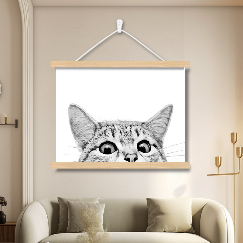 电表箱装饰画遮挡配电闸盒挂画