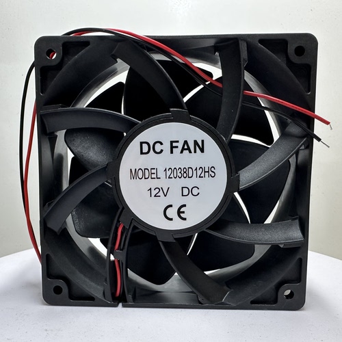 全新 DC FAN 12038D12HS 12V 12CM 120*120*38MM 醒发箱风扇防水
