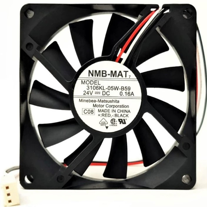 全新NMB-MAT 3106KL-05W-B59/B50 24V 0.16A变频器风扇8015发那科