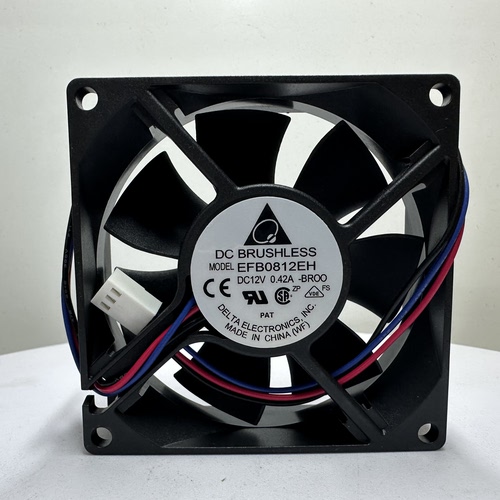 全新台达DELTA EFB0812EH DC12V 0.42A 8025逆变器变频器散热风扇