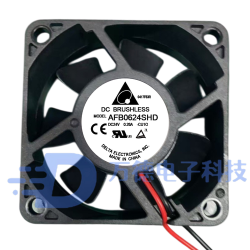 台达 6020 6CM AFB0624SHD 24V 0.26A 2线 丹佛斯变频器散热风扇