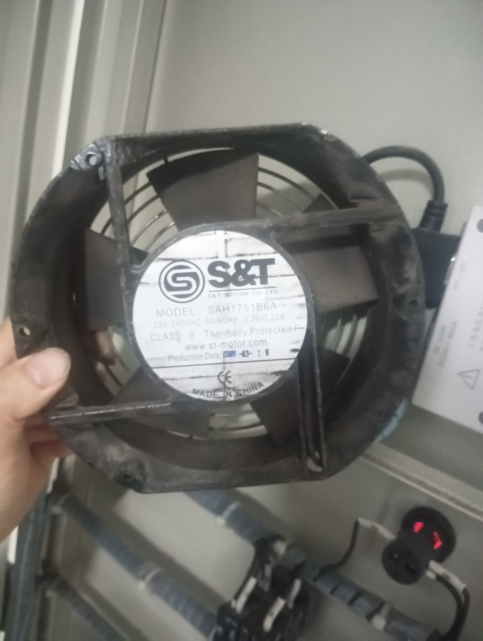 AA全新SampT 17251 220V 0.26A SAH1751B6A 17CM机箱风扇机柜风扇