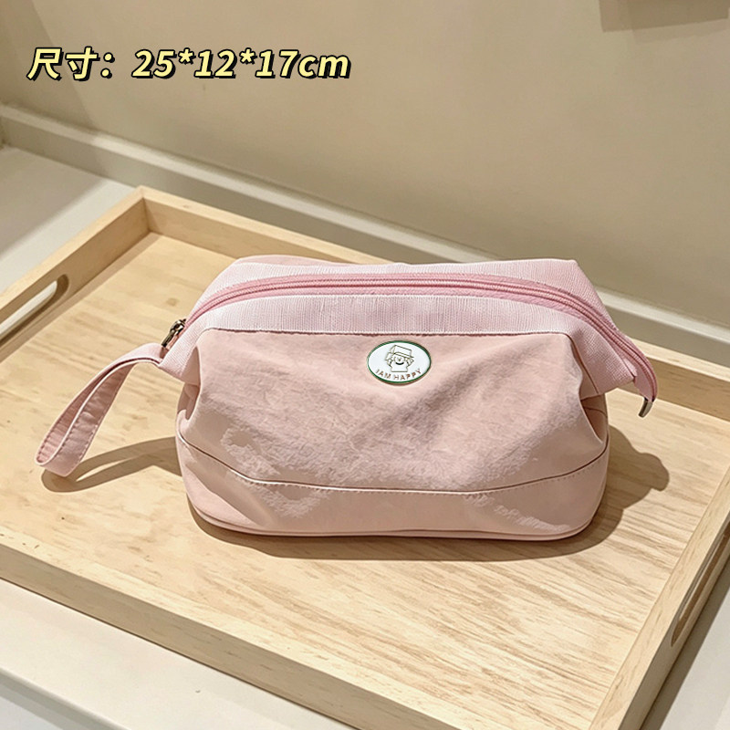 尼龙化妆包收纳包女大容量便携防水旅行洗漱包手提化妆袋2026