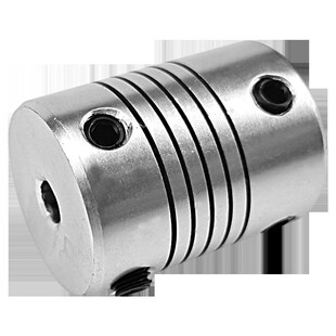 编码 器3 6.35 铝合金弹性雕刻机绕线联轴器D19L25