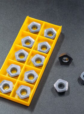 快给进数控面铣刀片PDMT0905替代克洛尹槽型涂层刀粒高速切削刀片