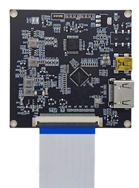 6寸HDMI转接板 带1440*2560 IPS FLCD显示屏 树莓派MIPI驱动板组
