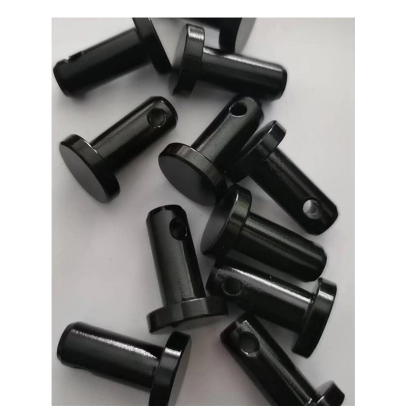 黑销轴GB882-1986o平头带孔销定位销圆柱销B型销M4M5M6M8M12M20-5