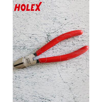 德国霍夫曼HOLEX斜嘴钳 斜口钳 光面钳体 精巧型 手柄带塑料覆层