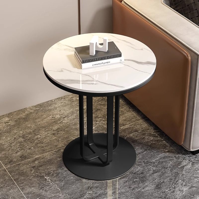沙发边几轻奢小茶几岩板小圆桌客厅角几圆形现代边柜小户型茶桌,住宅家具,角几/边几,淘宝优惠券,粉丝福利购,淘宝优惠卷