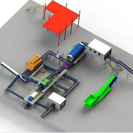 众惠环保建筑垃圾分类处理设备 拆迁垃圾分拣设备 垃圾处理设备