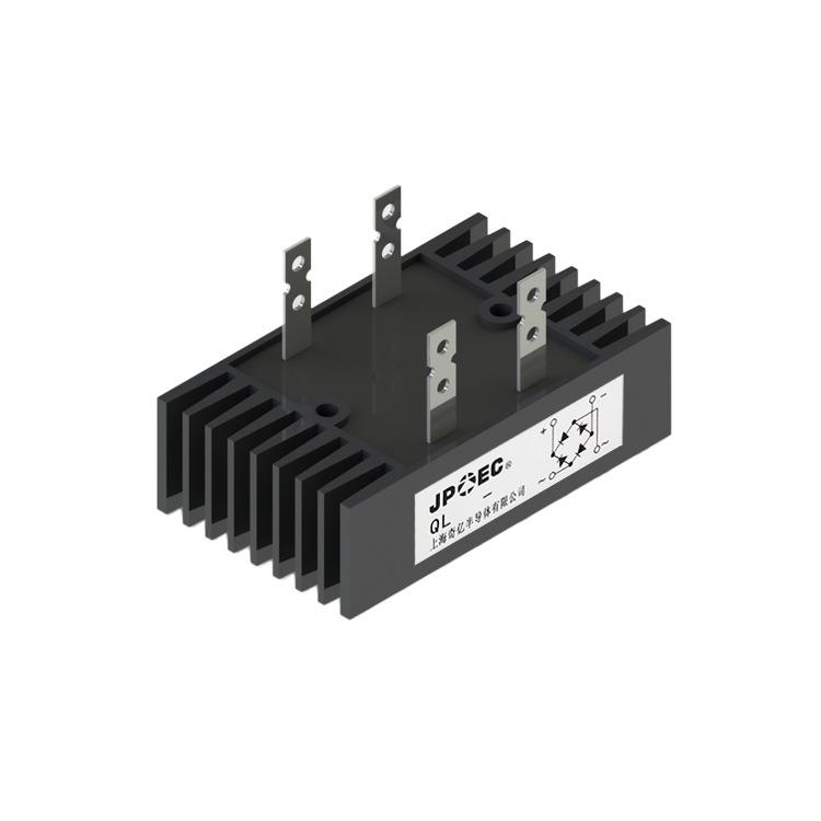 QL12-8 QL20A800V 单相全波整流桥带散热器 上海奇亿JPEC