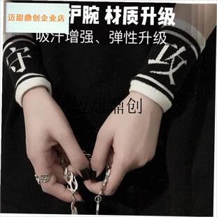 攻守受护腕羽毛j球专用暗黑系男女手腕带手套运动吸汗擦汗篮球护,