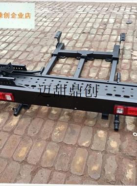 ,房车C533c530C535三w口拖车杠带尾灯三口摩托车车架背架通用型