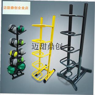 健身房药球架子多层家用放牛角A包的置物架重力篮球足球墙球收纳,