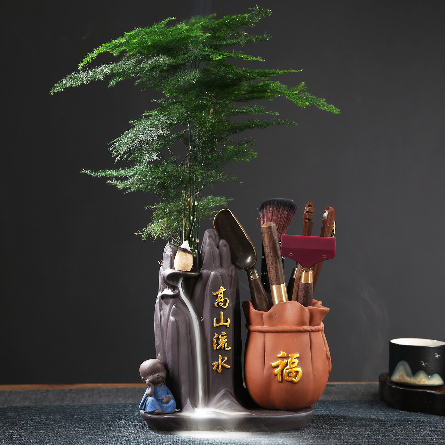茶道六君子套装茶艺用品茶壶茶杯组合紫砂功夫茶具配件泡茶工具