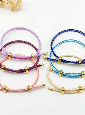 男童本命年红绳红色女穿珠黄金di