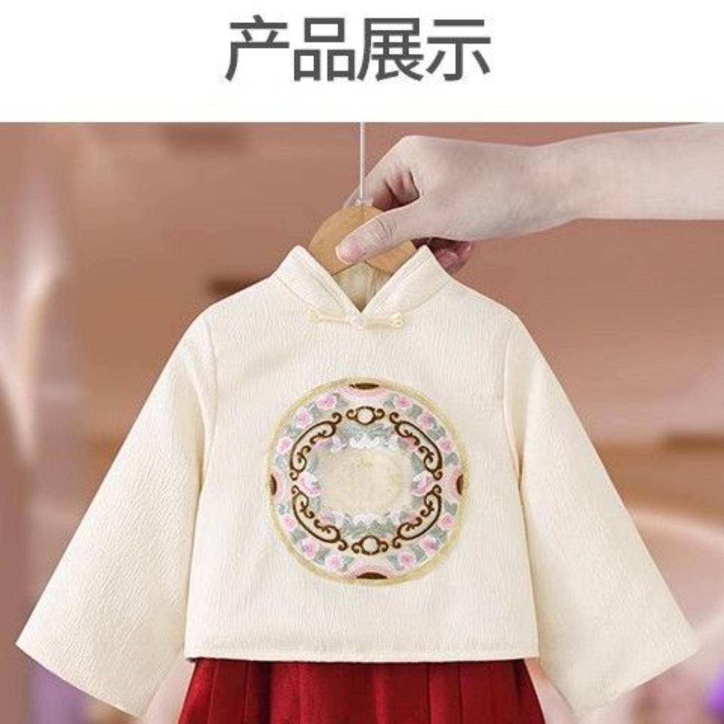 新春夏女童上衣马面裙儿童明制