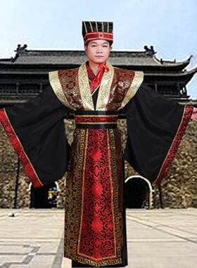 汉服男古装演出服员外王爷大臣