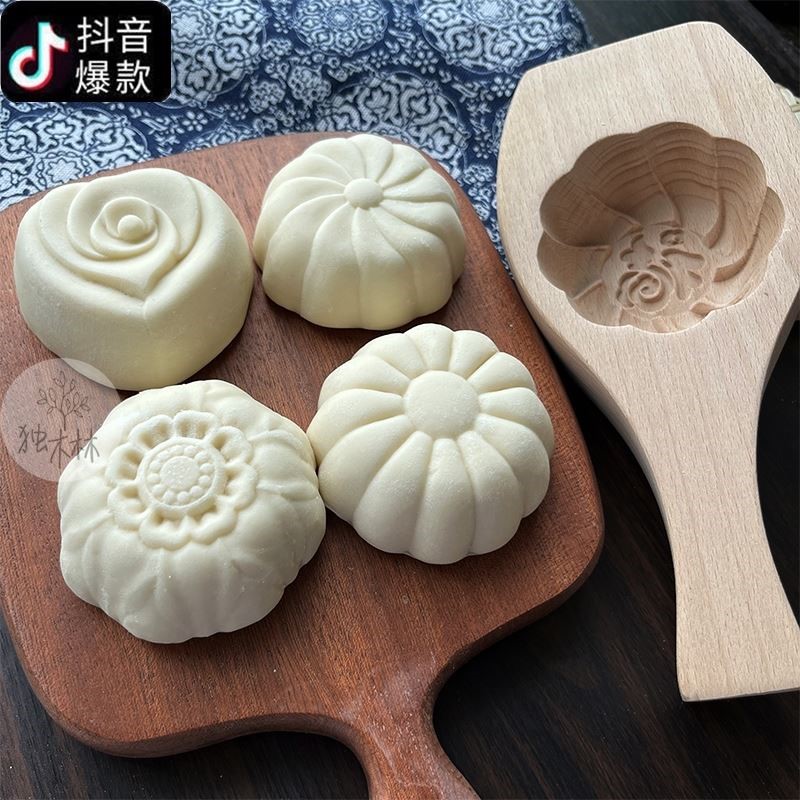 过年做蒸馒头包子造型模