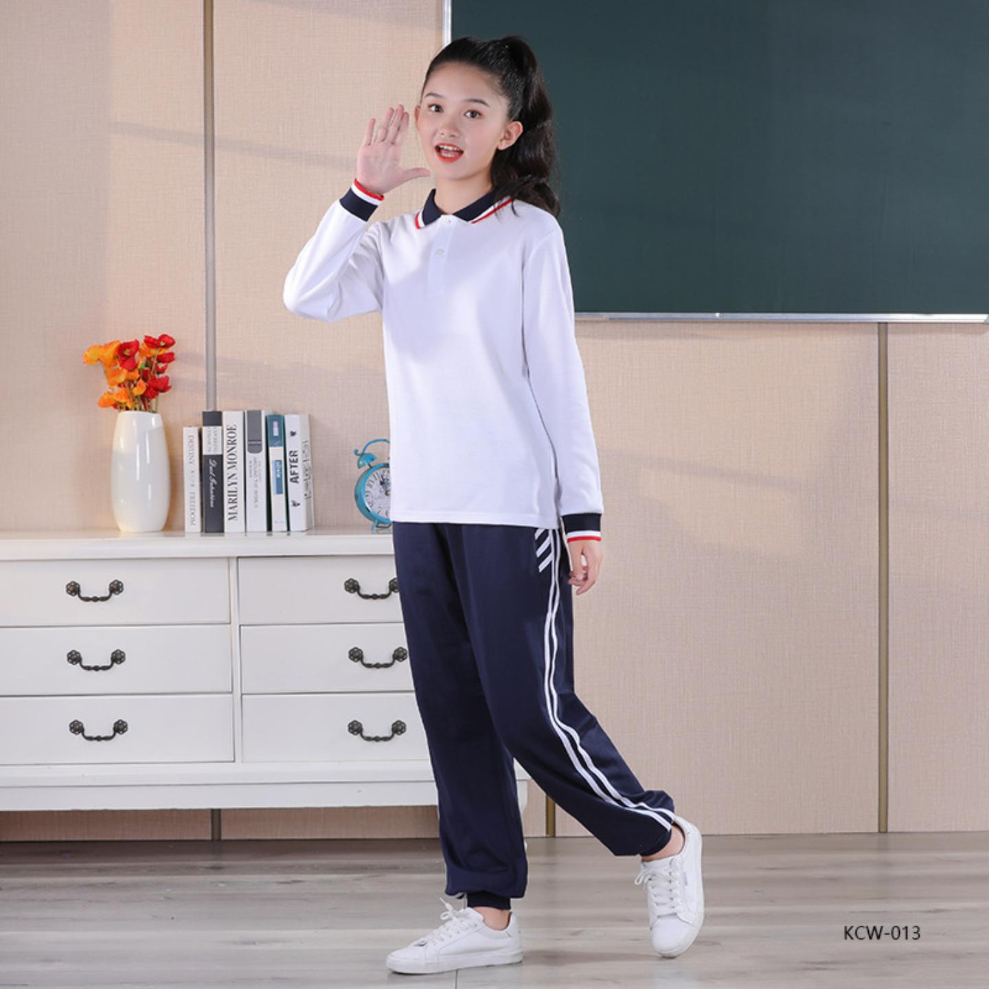 春秋季小学生校服中学生运动套装