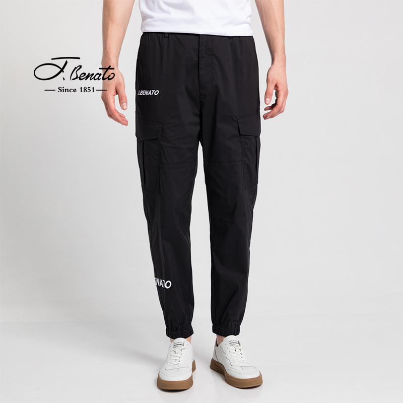 J.genato时尚百搭束脚运动休闲裤