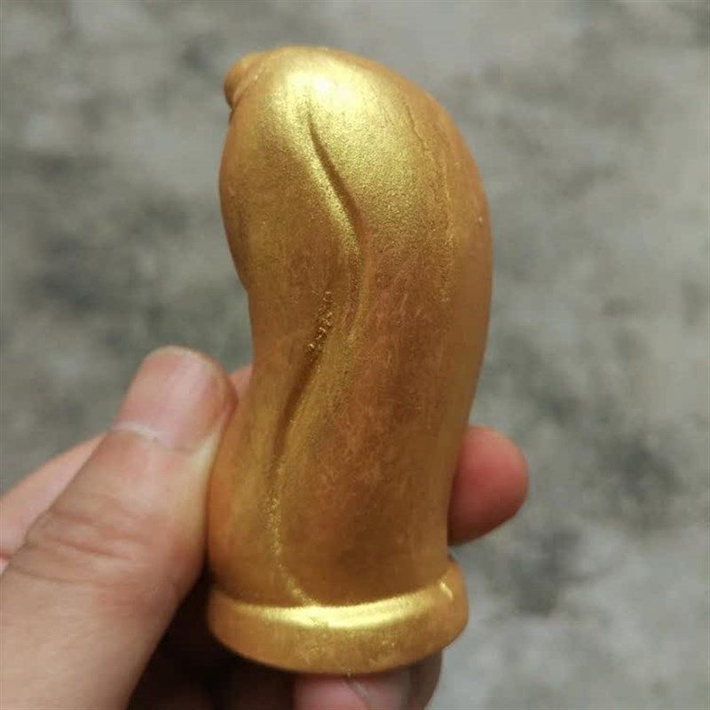 2寸上色小叶黄杨木雕工艺品小摆件手把件 寿字寿星