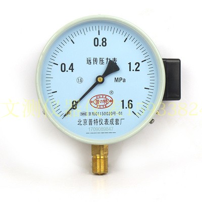 北京普特接线远传压力表YTZ150电阻式恒压供水配变频器0-2.5mpa