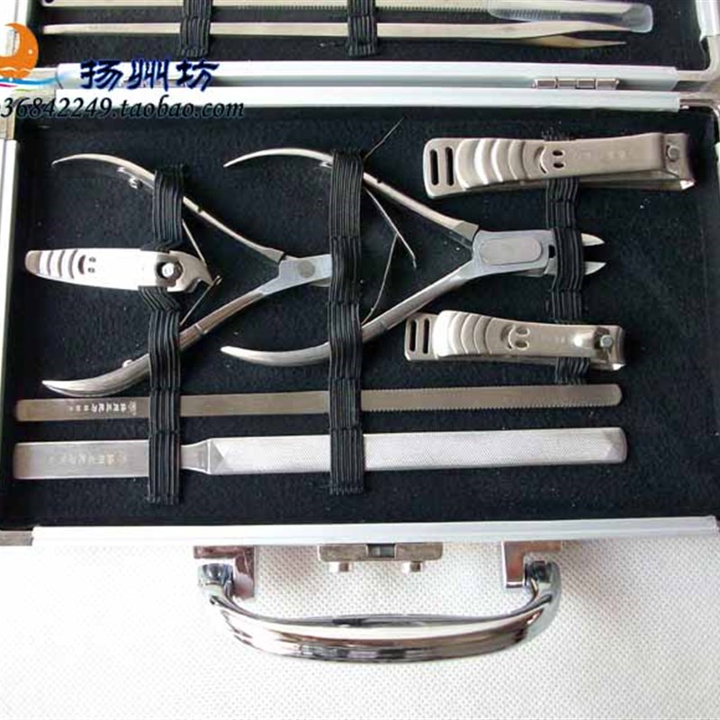 扬州三把刀钨钢刀专业修脚刀工具套装 修指甲刀 指甲钳去老皮甲沟