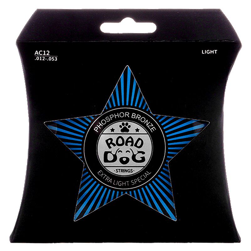 路狗吉他琴弦吉他弦一套6根民谣木吉他弦线全套吉他弦柔软好用弦