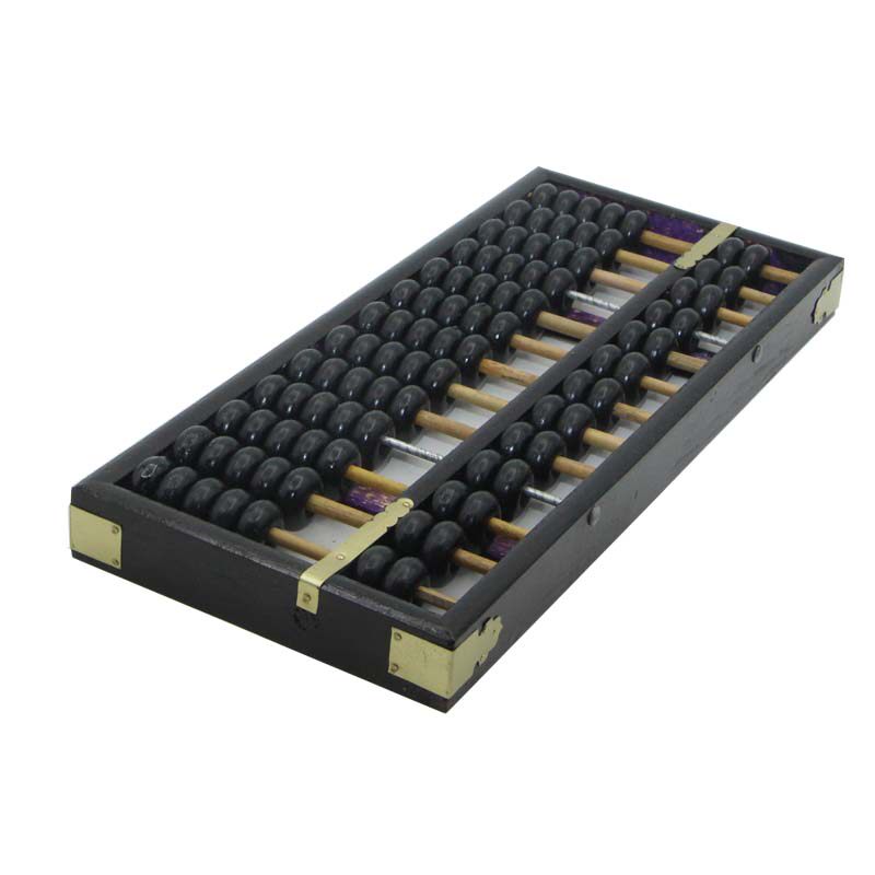 大号13档7珠算盘 小学生课堂专用木质老式高档摆件儿童珠心算招财