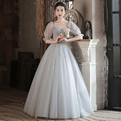 高级感主持人钢琴音乐生艺考礼服裙18岁成人礼连衣裙毕业季演出服