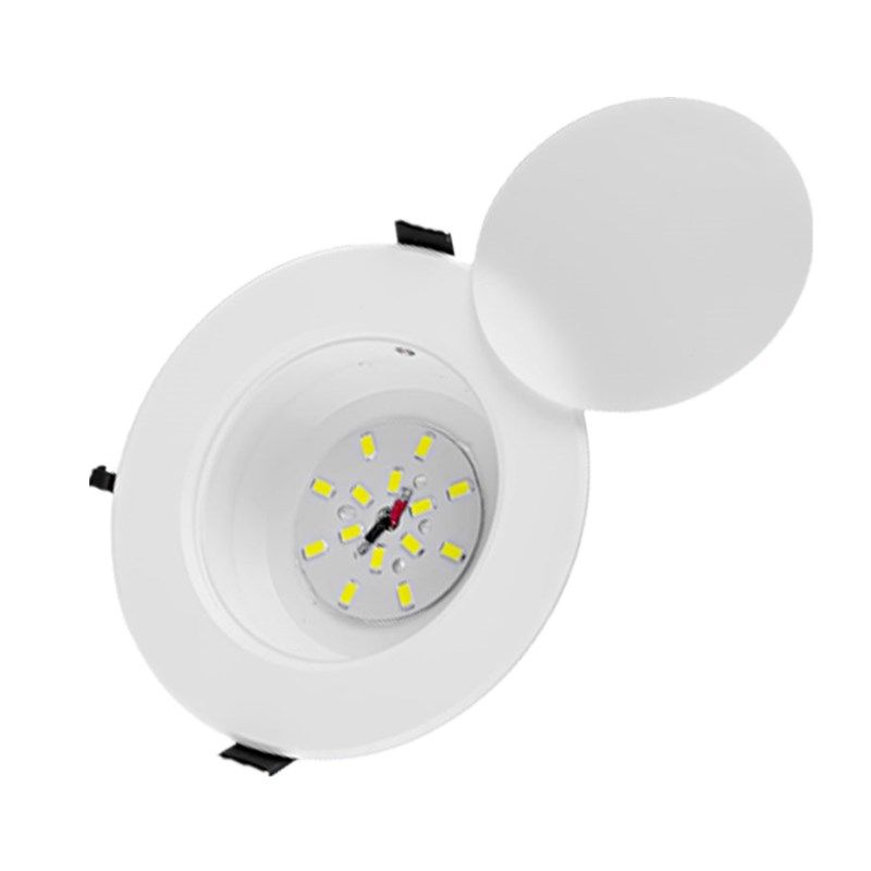 全新三色LED筒灯超薄2.5寸3W3寸5W4寸12W5寸6寸15W双色天花灯草帽