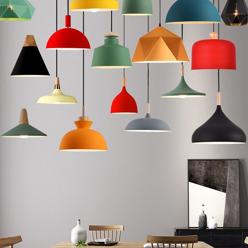 北欧灯罩led工业风吊灯创意个性办公室餐厅吧台火锅店单头吊顶灯,家装灯饰光源,酒店/宴会厅/餐饮吊灯,淘宝优惠券,粉丝福利购,淘宝优惠卷