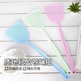 塑料苍蝇拍不烂大号加长加厚家用手动打蚊子灭蚊拍厨房灭蝇神器