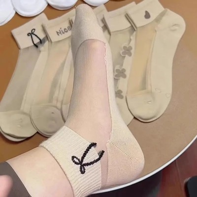 女士水晶丝袜春夏季薄款