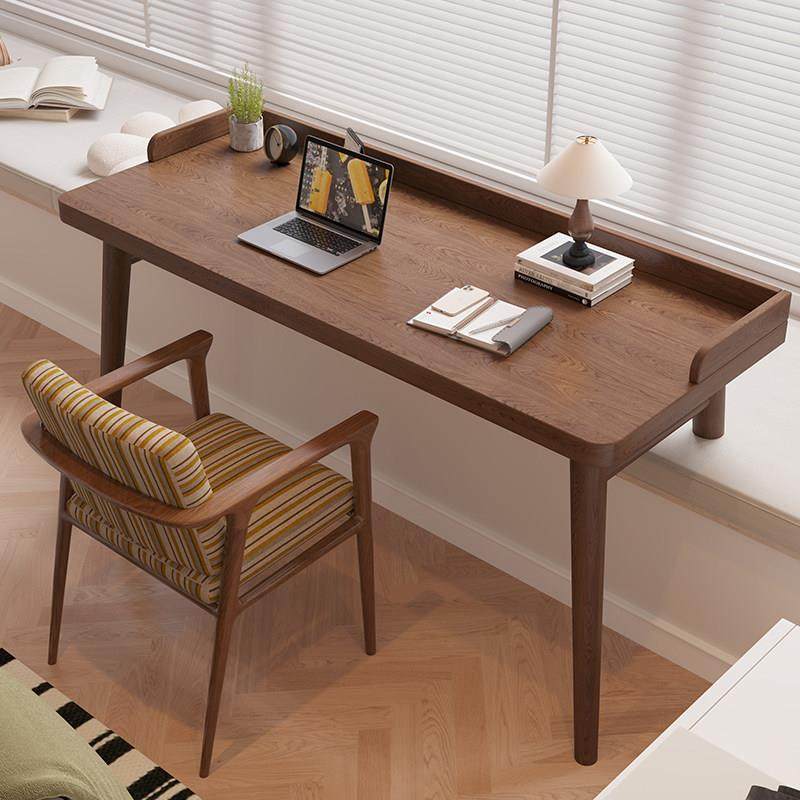 实木阳台飘窗书桌挡板双人长条桌窗台定制长短腿电脑桌卧室小户型,住宅家具,书桌,淘宝优惠券,粉丝福利购,淘宝优惠卷